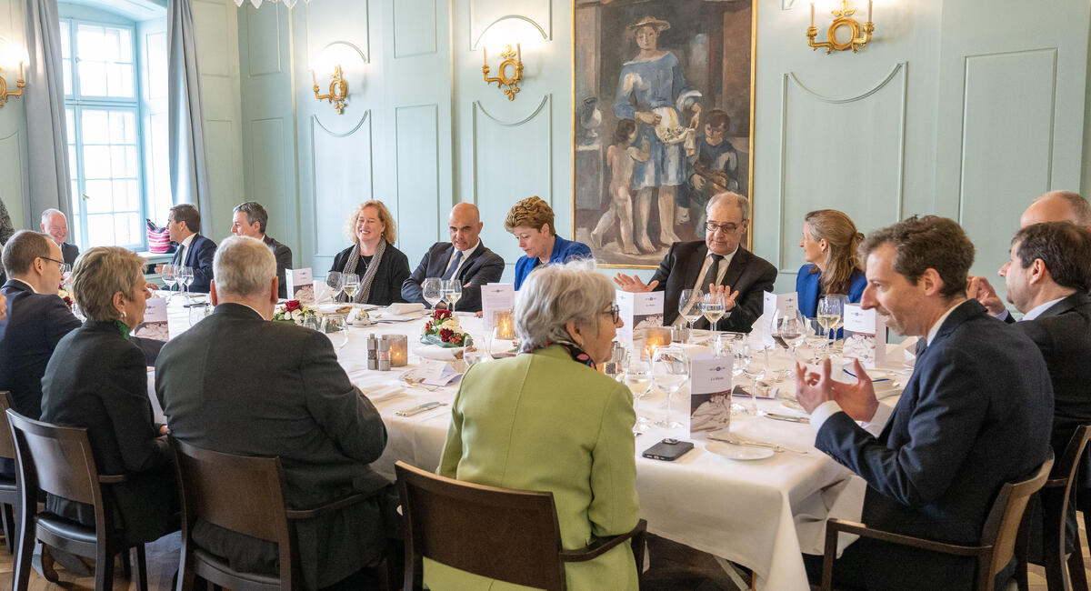 Bundesrat diniert in der «Geduld»